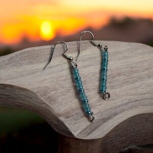 Handmade glass bead earrings